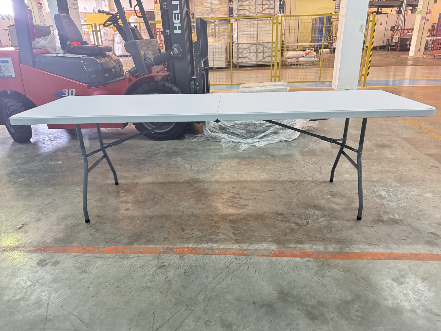 BTE-3096FH-1 8ft Fold-in-Half HDPE Table